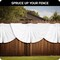 G128 2 Pack: Solid White Color Pleated Fan Flag | 3x6 Ft | Printed 150D Polyester | Color Fan Flag Decoration, Indoor/Outdoor, Vibrant Colors, Brass Grommets